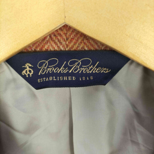 ブルックスブラザーズ BROOKS BROTHERS ヘリンボーン エルボーパッチ クルミボタン 3B ウールテーラードジャケット メンズ