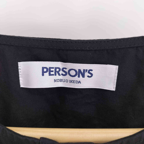 PERSON'S NOBUO IKEDA 刺繍 ワッペン ラグラン L/S ワンピース レディース JPN:M
