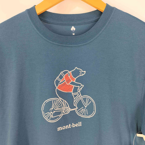 モンベル mont bell Wickron Cycling Bear Tee ウイックロン サイクリングベア Tシャツ メンズ import:M