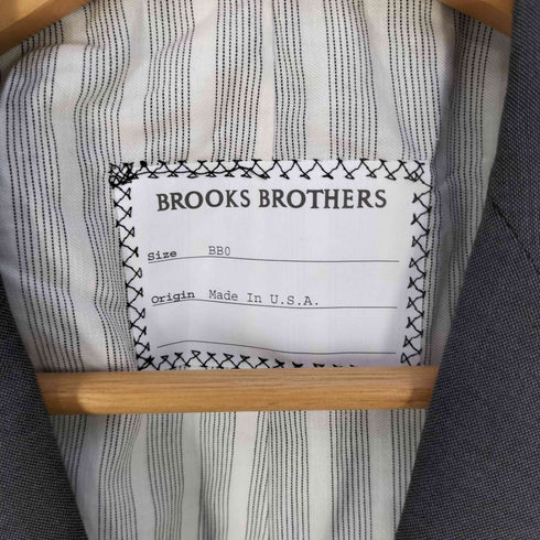 ブルックスブラザーズ BROOKS BROTHERS USA製 モヘヤ混 3B ウールテーラードジャケット メンズ BB0