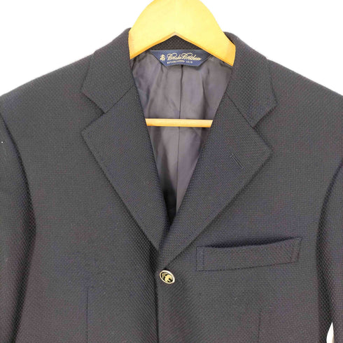 ブルックスブラザーズ BROOKS BROTHERS カシミヤ混 3B ロゴボタンウールテーラードジャケット メンズ