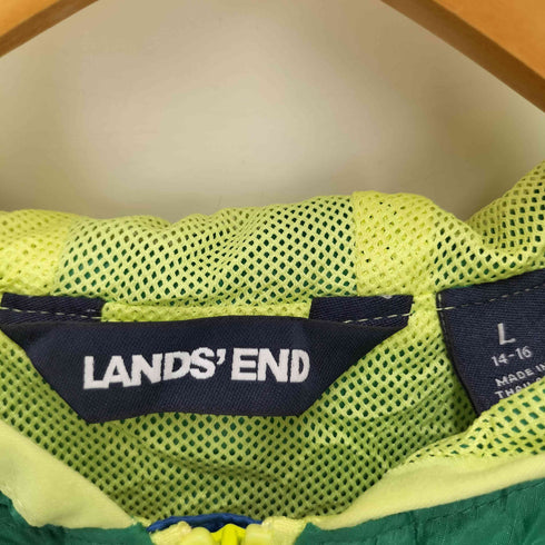 ランズエンド LANDS END ジップアップ ナイロンジャケット メンズ import:L