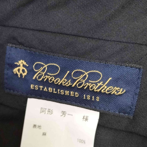 ブルックスブラザーズ BROOKS BROTHERS インディゴリネン スラックスパンツ メンズ
