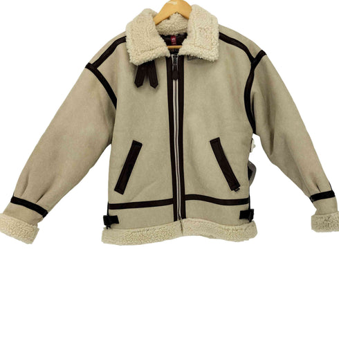 アルファインダストリーズ ALPHA INDUSTRIES B-3 FAKE MOUTON JACKET レディース import:M