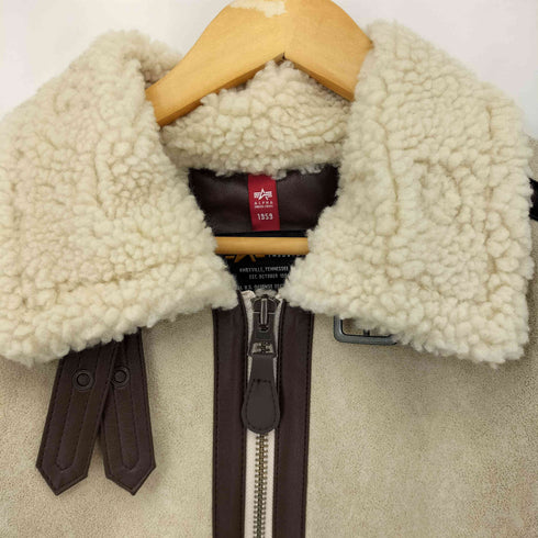 アルファインダストリーズ ALPHA INDUSTRIES B-3 FAKE MOUTON JACKET レディース import:M
