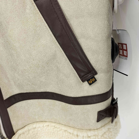 アルファインダストリーズ ALPHA INDUSTRIES B-3 FAKE MOUTON JACKET レディース import:M