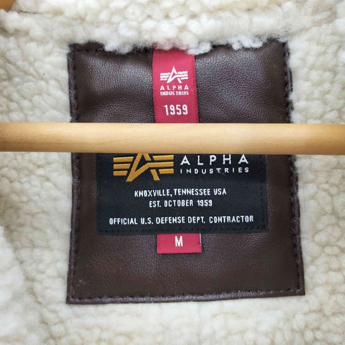 アルファインダストリーズ ALPHA INDUSTRIES B-3 FAKE MOUTON JACKET レディース import:M