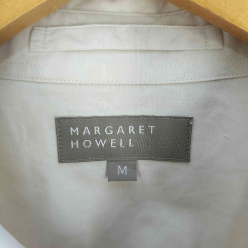 マーガレットハウエル MARGARET HOWELL COTTON LINEN POPRIN コットンリネンシャツ メンズ JPN:M