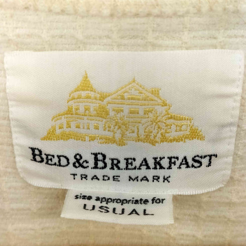 bed&breakfast クルーネック ワッフル カットソー レディース