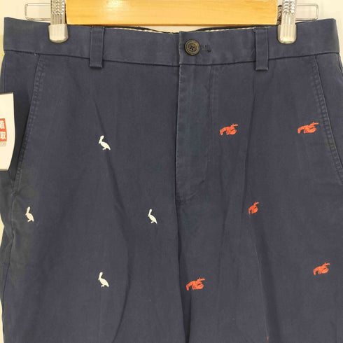 ブルックスブラザーズ BROOKS BROTHERS ロブスター カモメ刺繍 ノータックチノパンツ メンズ W31