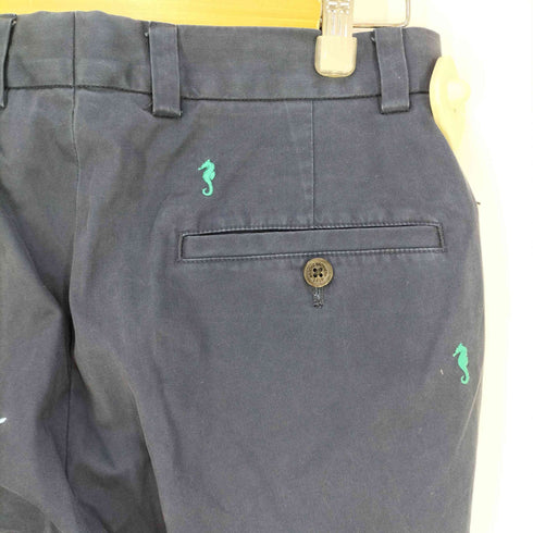 ブルックスブラザーズ BROOKS BROTHERS ロブスター カモメ刺繍 ノータックチノパンツ メンズ W31