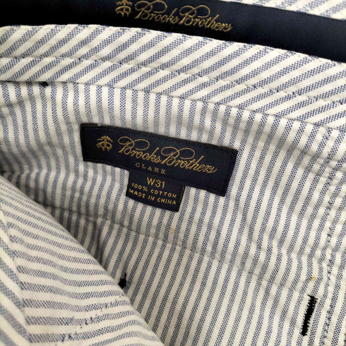 ブルックスブラザーズ BROOKS BROTHERS ロブスター カモメ刺繍 ノータックチノパンツ メンズ W31