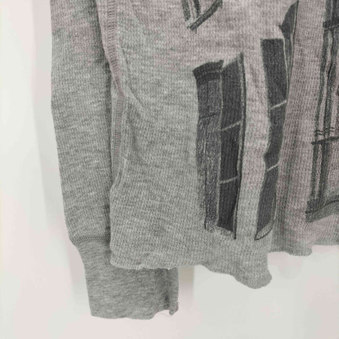 マークジェイコブス MARC JACOBS Y2K フロントプリントサーマルL/S Tシャツ メンズ L