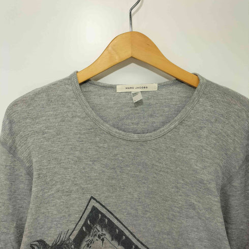 マークジェイコブス MARC JACOBS Y2K フロントプリントサーマルL/S Tシャツ メンズ L