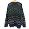 チャップスラルフローレン CHAPS RALPH LAUREN 90s USA製 マルチカラー ダイヤ 総柄ニット メンズ import:XL