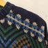 チャップスラルフローレン CHAPS RALPH LAUREN 90s USA製 マルチカラー ダイヤ 総柄ニット メンズ import:XL