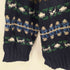 チャップスラルフローレン CHAPS RALPH LAUREN 90s USA製 マルチカラー ダイヤ 総柄ニット メンズ import:XL