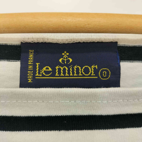 ルミノア Le minor スクエアネックバスクシャツ レディース 0