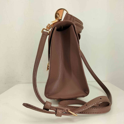 チャールズキース CHARLES & KEITH 2WAY Metal Details Push-Lock Handbag レディース