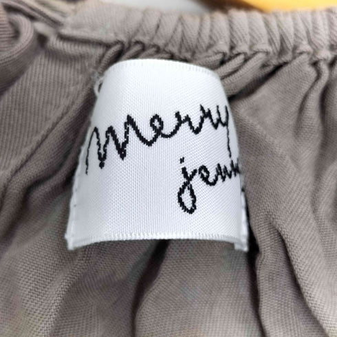 メリージェニー merry jenny リボンギャザーオールインワン レディース FREE