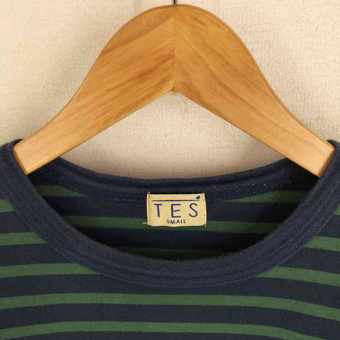 テス TES サーファー スケーター 刺繍 S/S ボーダーTシャツ メンズ JPN:S