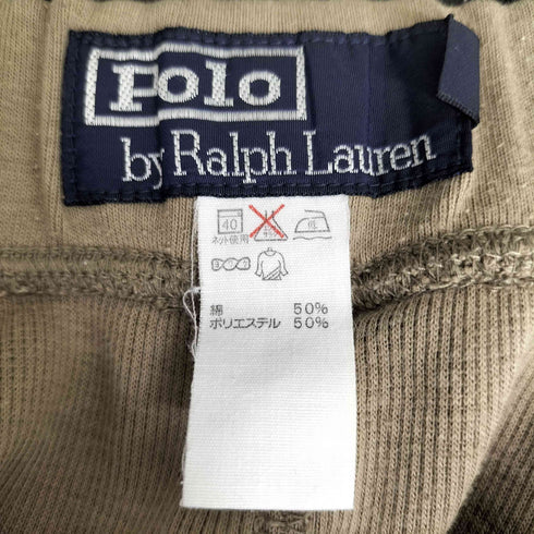 ポロバイラルフローレン Polo by RALPH LAUREN ポニー刺繍 コットンポリ イージー パンツ メンズ L