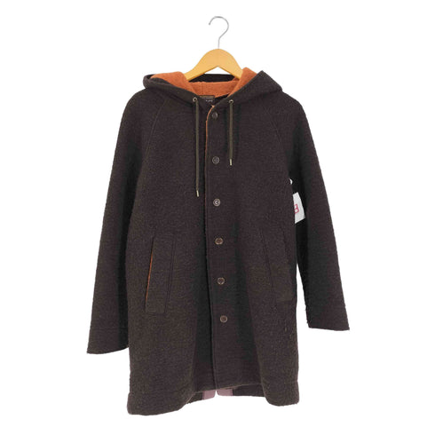 ミスターオリーブ MR.OLIVE フーデッド ウールコート メンズ JPN:S
