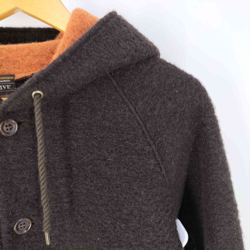 ミスターオリーブ MR.OLIVE フーデッド ウールコート メンズ JPN:S