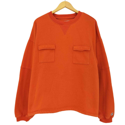 ヱビセンスケートボーズ Evisen skateboards 21AW Double Flap Crew Sweat メンズ JPN:L