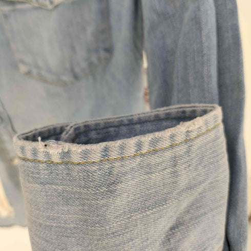 サスクワァッチファブリックス SASQUATCHfabrix. WAIST WRAP DENIM SHIRTS メンズ JPN:S