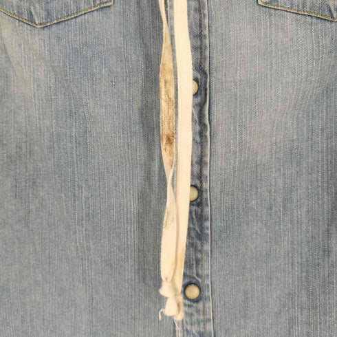 サスクワァッチファブリックス SASQUATCHfabrix. WAIST WRAP DENIM SHIRTS メンズ JPN:S