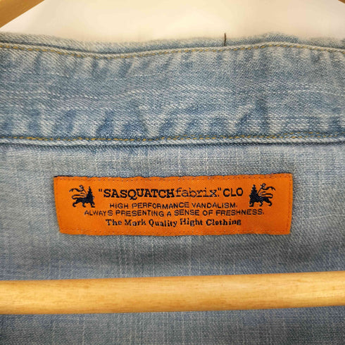 サスクワァッチファブリックス SASQUATCHfabrix. WAIST WRAP DENIM SHIRTS メンズ JPN:S