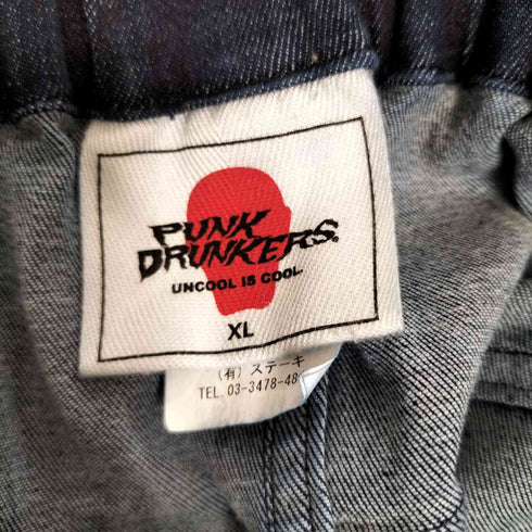 パンクドランカーズ PUNK DRUNKERS WバーガーとWポケットのセットのデニムパンツ メンズ JPN:XL