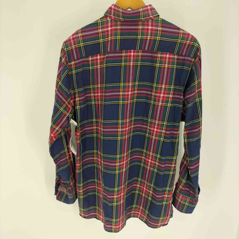 トミーヒルフィガー TOMMY HILFIGER ロゴ刺繍 チェック ボタンダウン L/S シャツ メンズ import:L