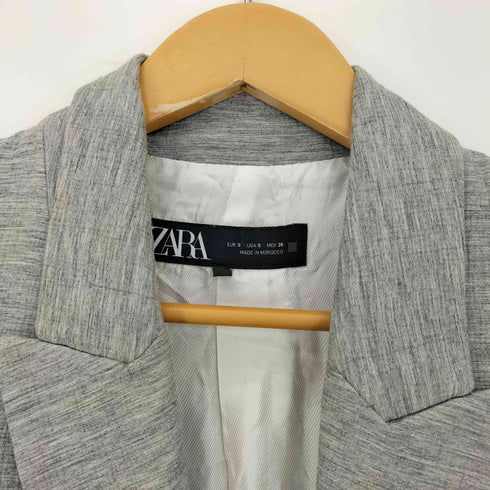 ザラ ZARA ROLLED UP SLEEVE OPEN BLAZER ロールアップスリーブオープンブレザー レディース import:S