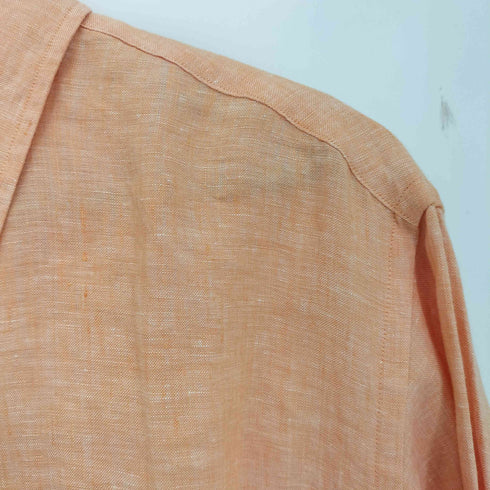 ブルックスブラザーズ BROOKS BROTHERS ALL IRISH LINEN アイリッシュリネンボタンダウンシャツ メンズ import:L