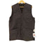 バブアー Barbour POLARQUILT ZIP-IN LINER DARK BROWN リバーシブルキルティングベスト メンズ L