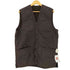 バブアー Barbour POLARQUILT ZIP-IN LINER DARK BROWN リバーシブルキルティングベスト メンズ L