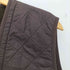 バブアー Barbour POLARQUILT ZIP-IN LINER DARK BROWN リバーシブルキルティングベスト メンズ L
