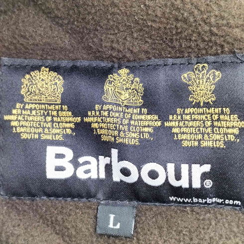 バブアー Barbour POLARQUILT ZIP-IN LINER DARK BROWN リバーシブルキルティングベスト メンズ L