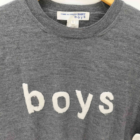 コムデギャルソンシャツ COMME des GARCONS SHIRT BOYS クルーネックニット メンズ JPN:L