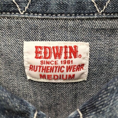 エドウィン EDWIN L/S デニムシャツ メンズ import:M