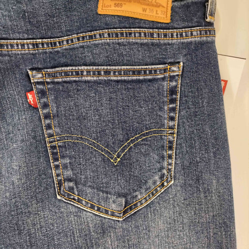 リーバイス Levis 569 フレックスルーズデニムパンツ インディゴデニム メンズ 36/32