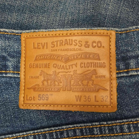 リーバイス Levis 569 フレックスルーズデニムパンツ インディゴデニム メンズ 36/32