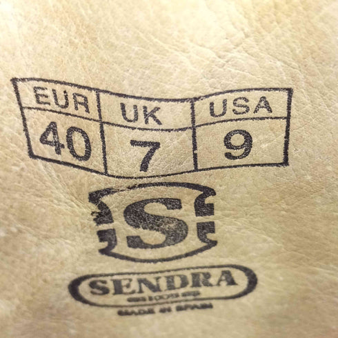 SENDRA 7895 レザーロングブーツ メンズ 40