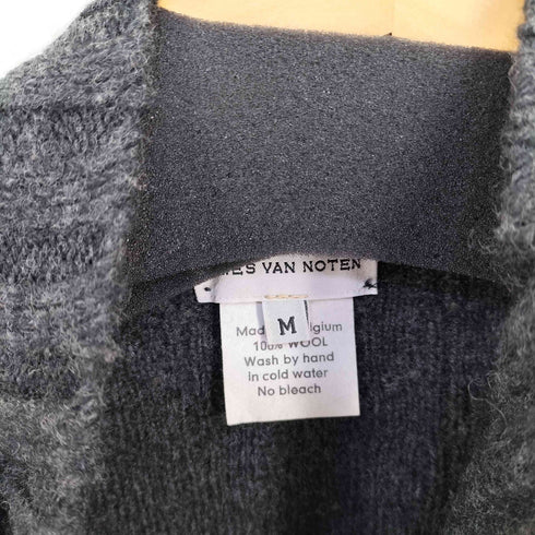 ドリスヴァンノッテン DRIES VAN NOTEN MADE IN BELGIUM ライカ期 立体アーム ウールニットジャケット メンズ JPN:M