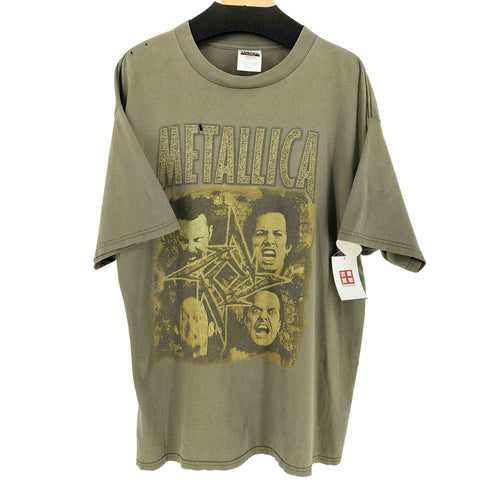 タルテックス TULTEX 96/97 両面プリントツアーTシャツ POOR RETOURING ME 袖裾ダブル メンズ import:XL