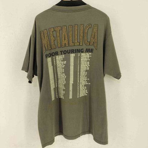 タルテックス TULTEX 96/97 両面プリントツアーTシャツ POOR RETOURING ME 袖裾ダブル メンズ import:XL