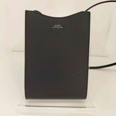 アーペーセー A.P.C. Embossed Calfskin Leather JAMIE Neck Pouch レディース