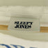 Sleepy Jones USA製 ダメージ DRIPS ロゴプリント S/S Tシャツ レディース import:XS